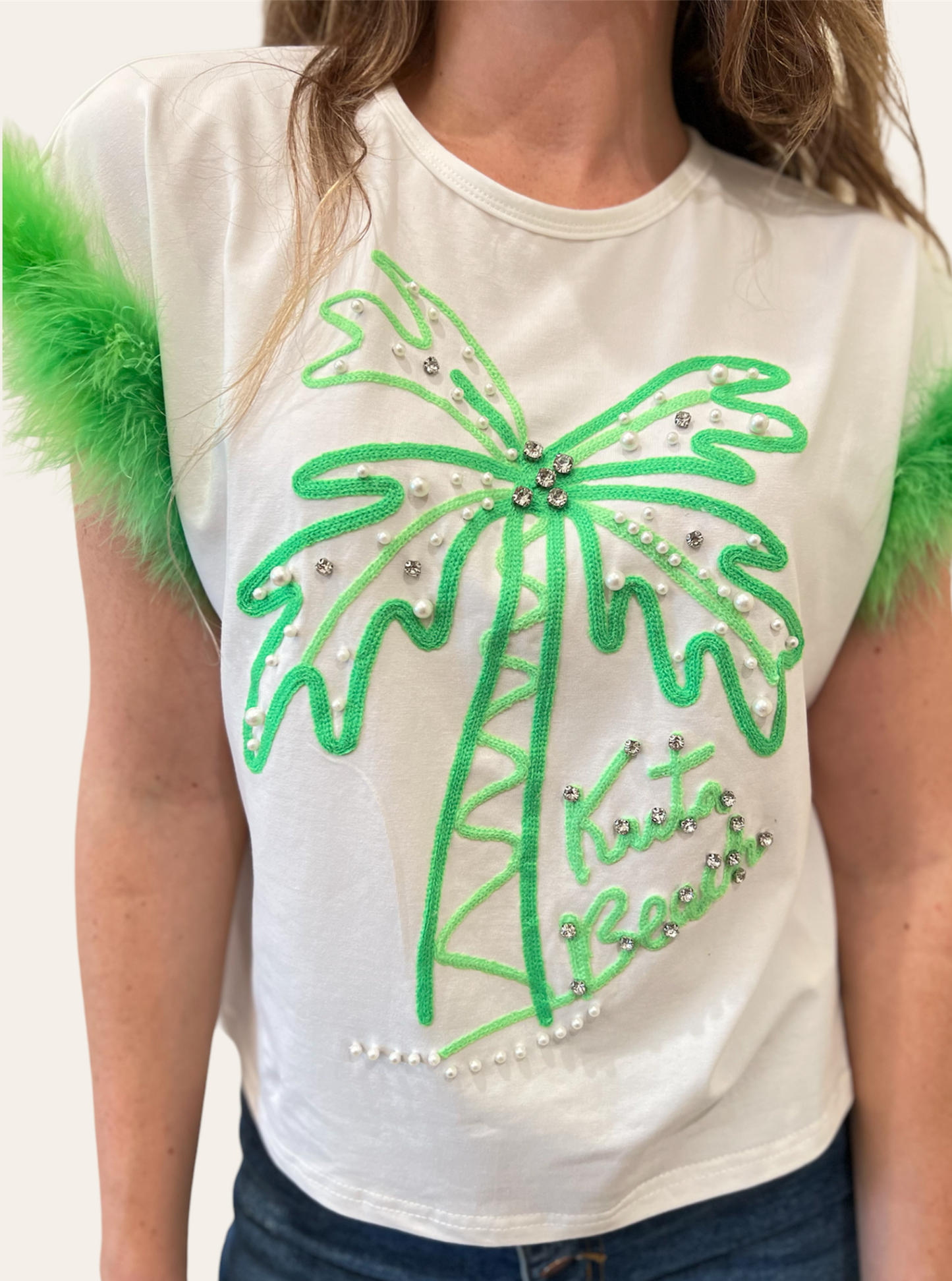 Furr Sleeve Graphic T-Shirt