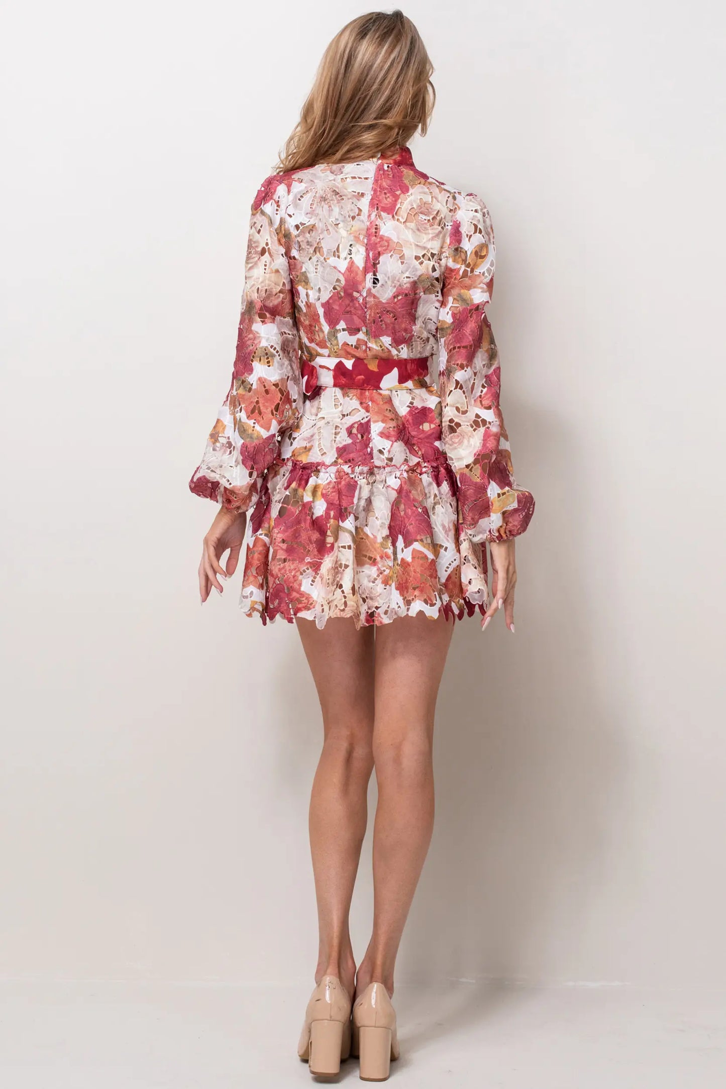 Button Down Belted Mini Dress