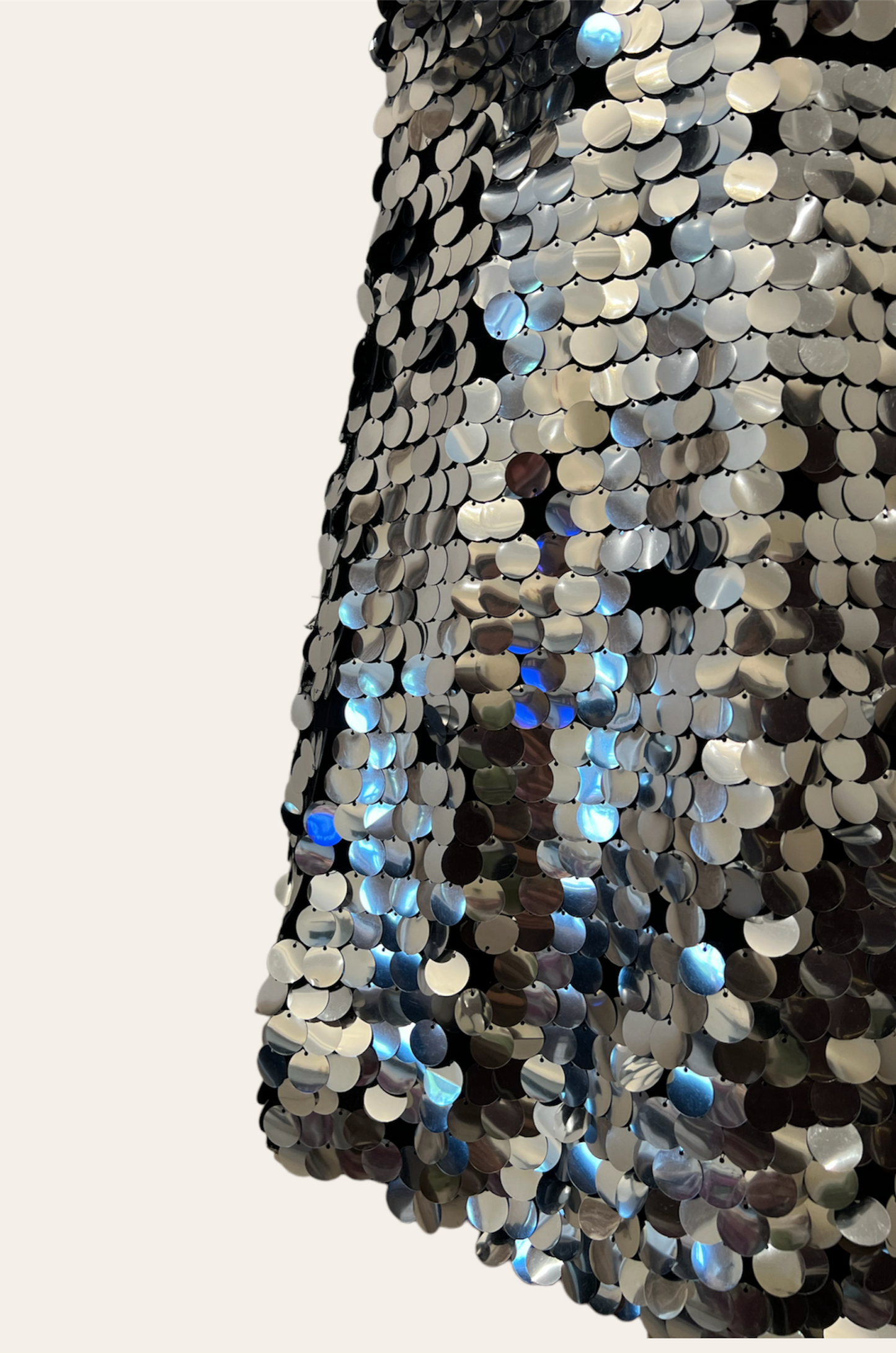 Silver Sequin Dress