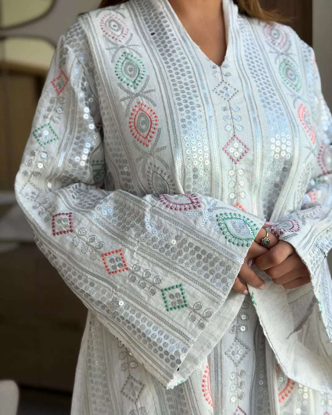 Jamilia Abaya – White | Ramadan Collection