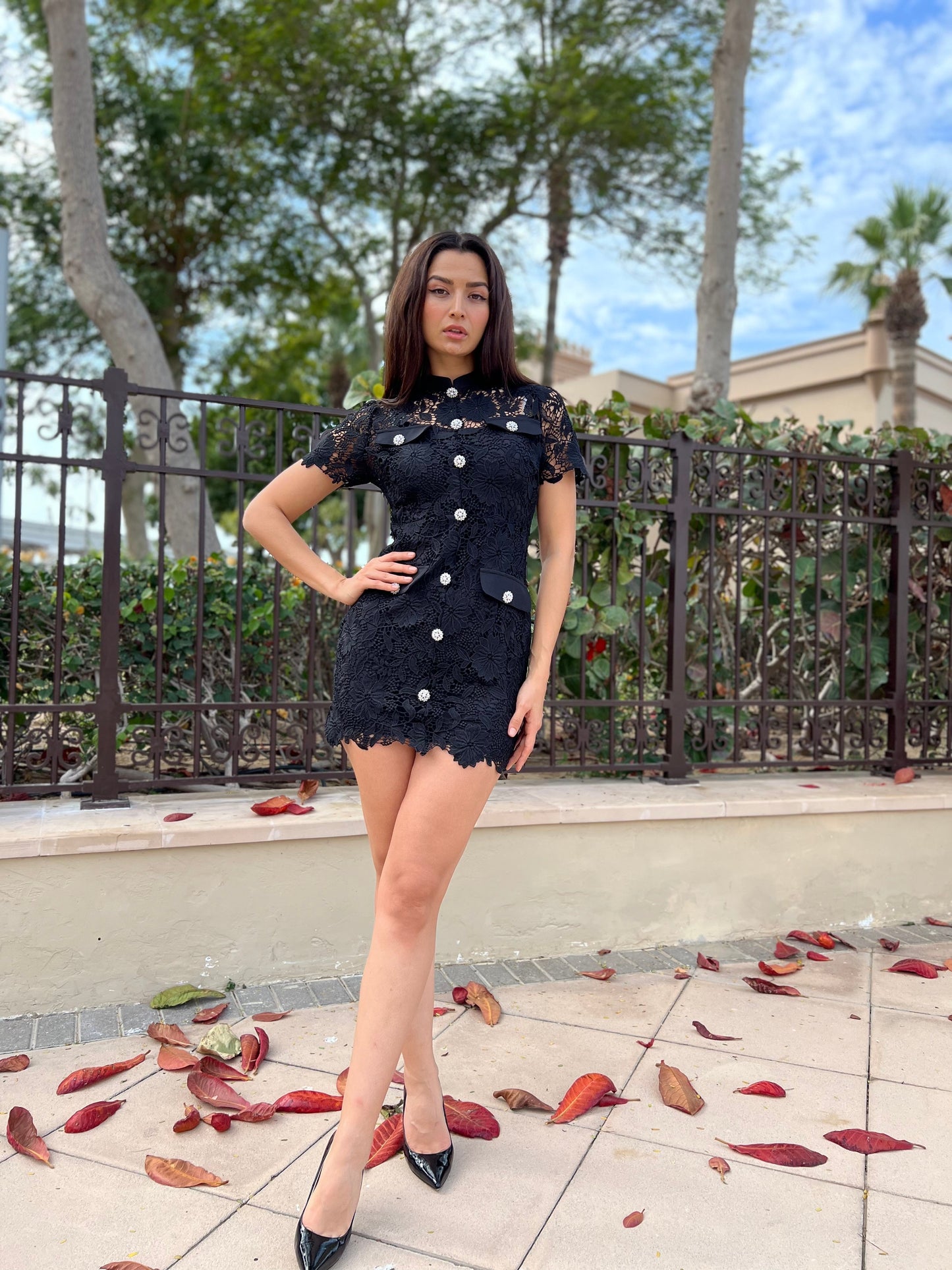 Lace Mini Dress