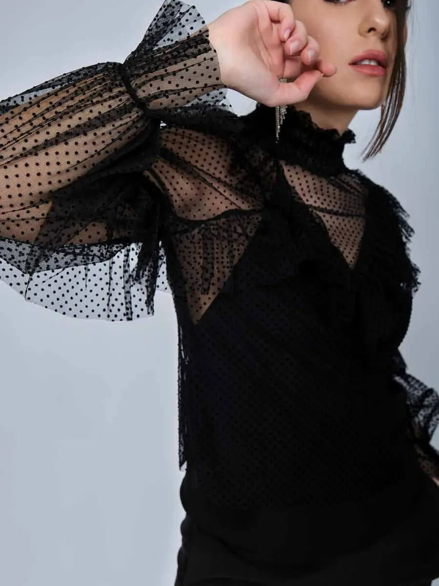 Tulle Blouse