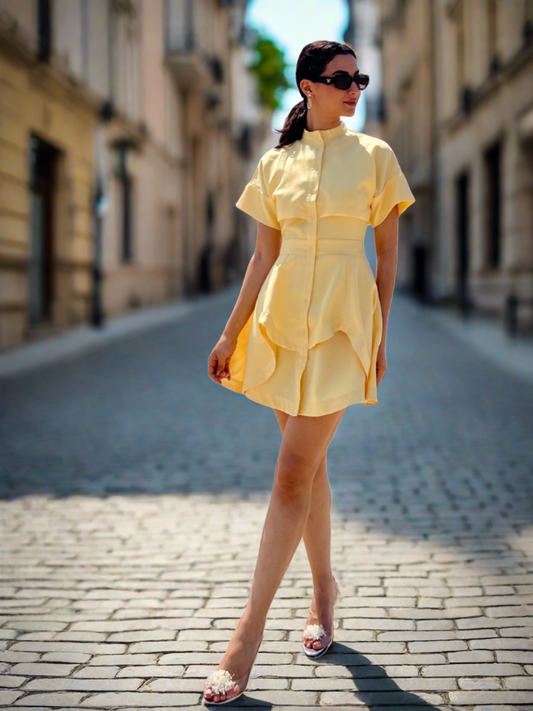 Short Sleeve Mini Dress