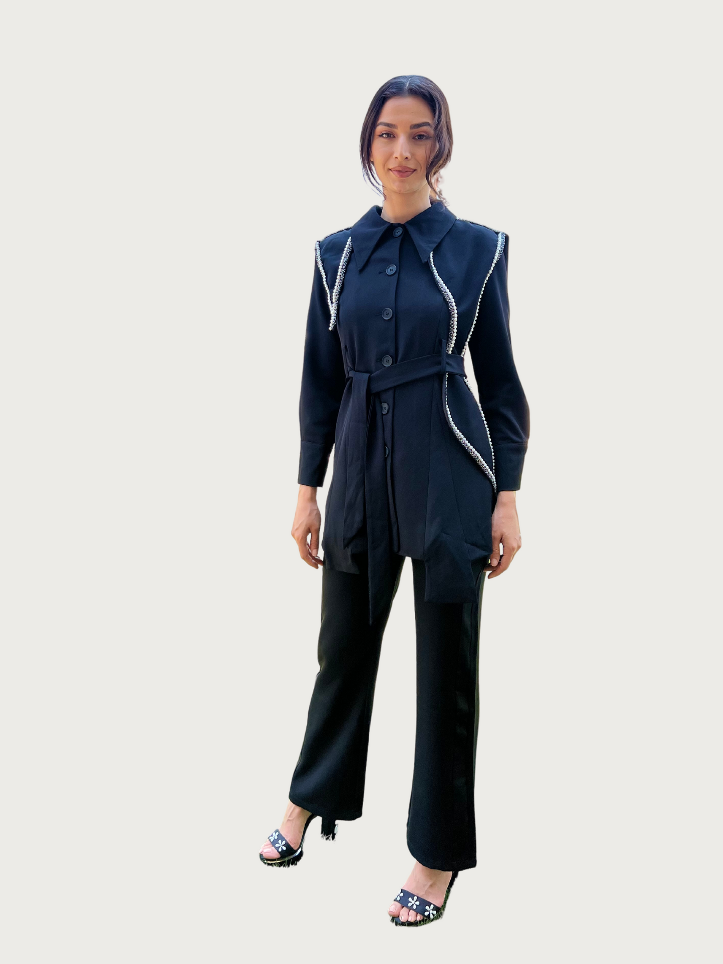Short A-line Dress Blouse