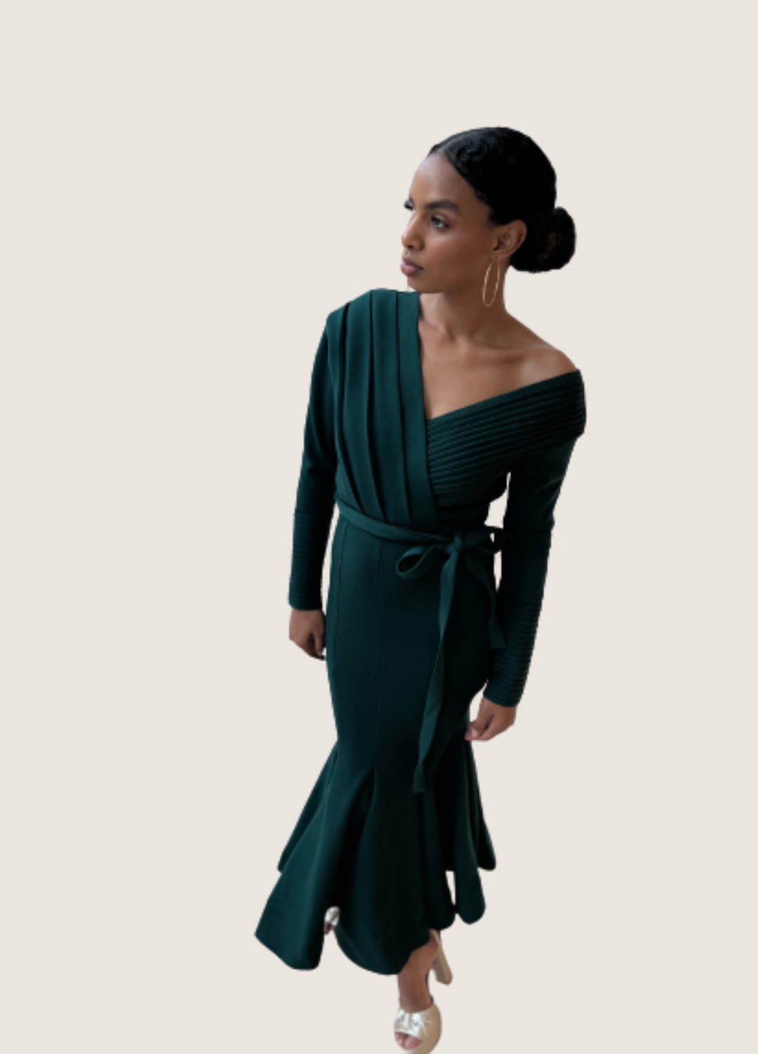 Surplice Maxi Dress