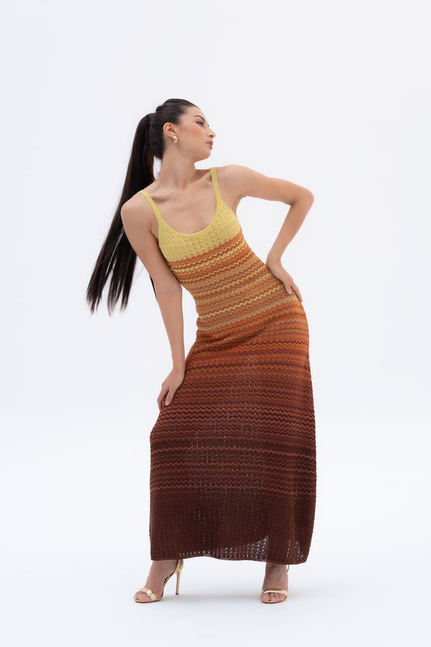 Color Wave dress