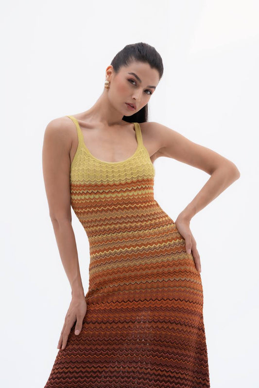 Color Wave dress