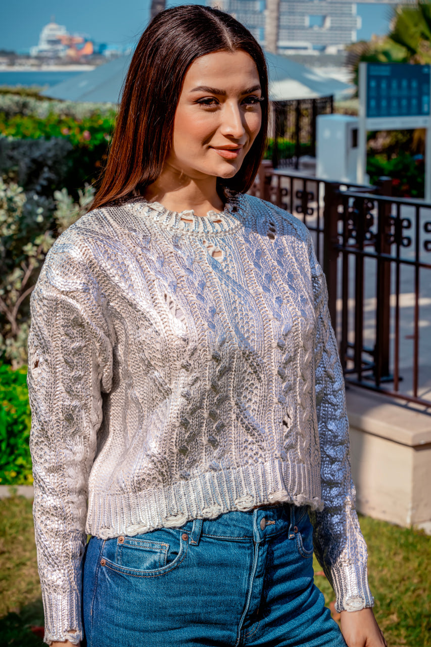 Stone sweater