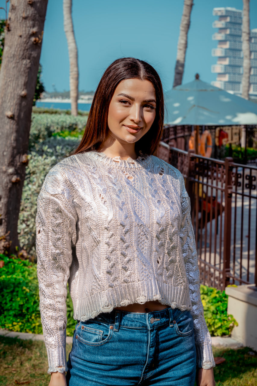 Stone sweater