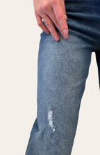 Asymmetrical Wide Jeans