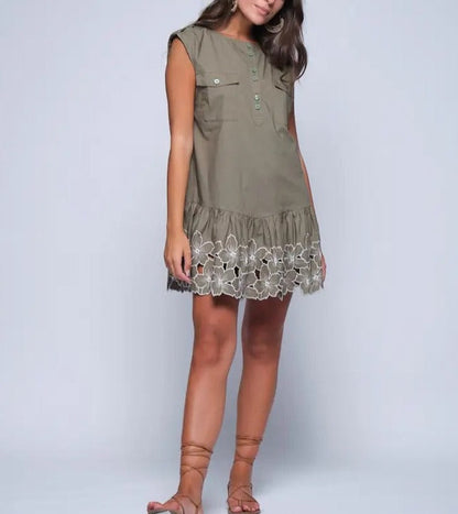 Cotton Embroidery Dress
