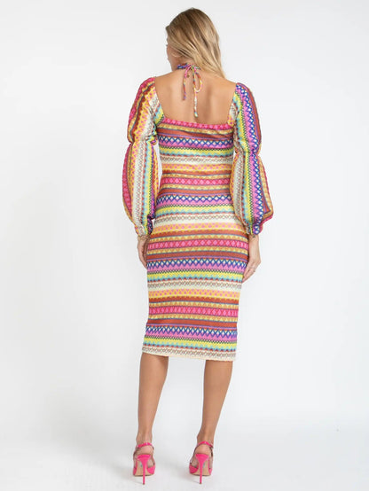 Colorful stripped Dress
