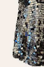 Silver Sequin Dress