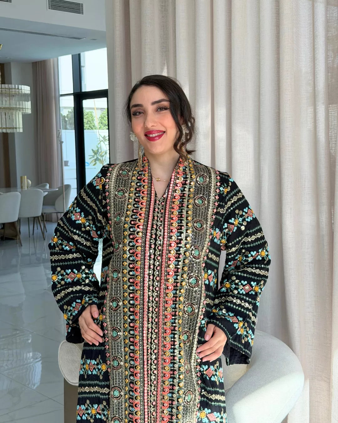 Cham Abaya – Black | Ramadan Collection