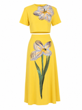 Iris Bloom Two-Piece Set