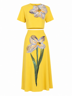 Iris Bloom Two-Piece Set