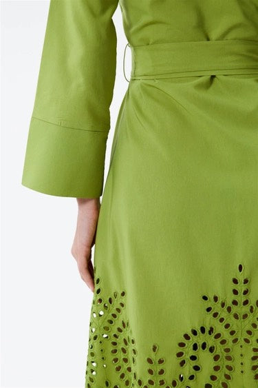 Poplin Maxi Shirt Dress