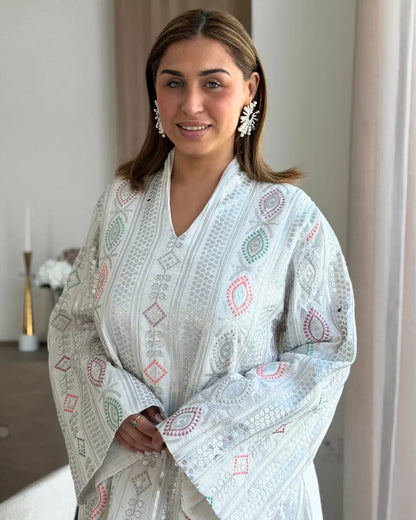 Jamilia Abaya – White | Ramadan Collection