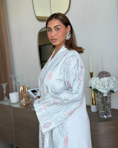 Jamilia Abaya – White | Ramadan Collection