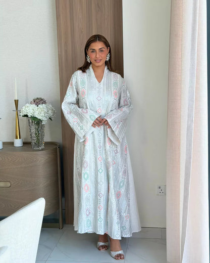 Jamilia Abaya – White | Ramadan Collection