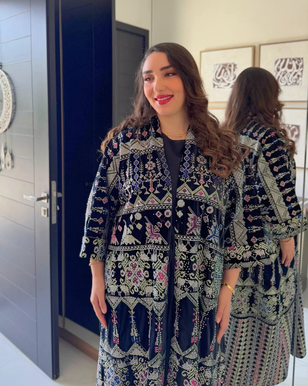 Jawaher Velvet Abaya  – Ramadan Collection