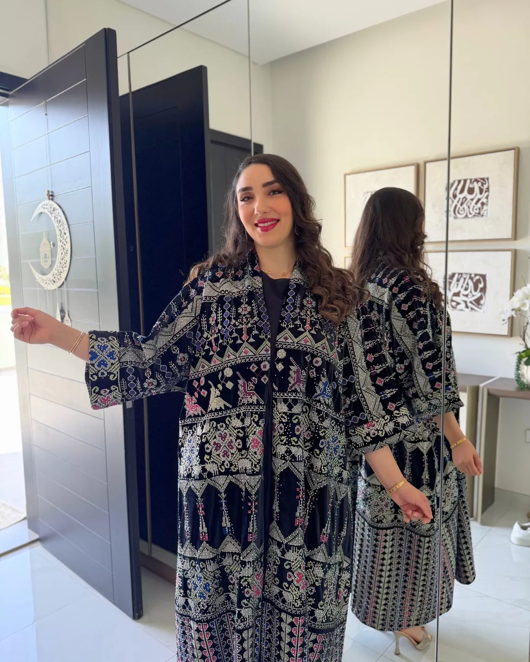 Jawaher Velvet Abaya  – Ramadan Collection