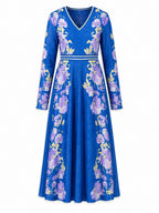 knit floral dress