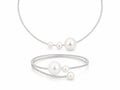 Pearly Bracelet & Necklace Set