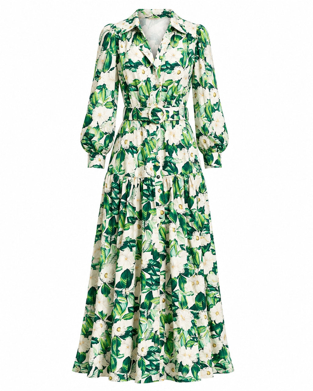 Long Sleeve Blouse & Skirt Set