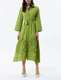 Poplin Maxi Shirt Dress