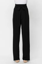 Belted Paper Bag Waist Pants