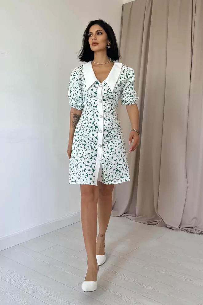 Maya French vintage  poplin dress