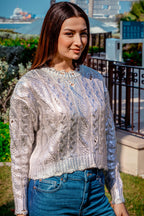 Stone sweater