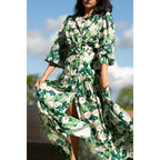 Long Sleeve Blouse & Skirt Set