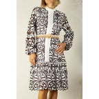 Belted Lace Dress