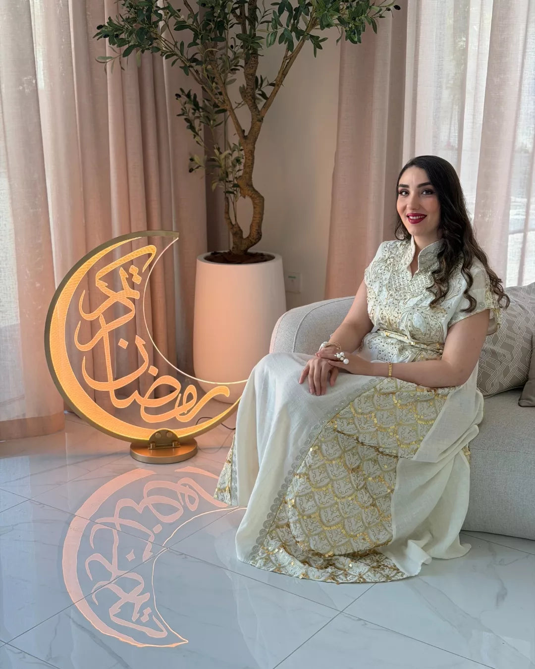 Tamara Abaya yellow - Ramadan Collection